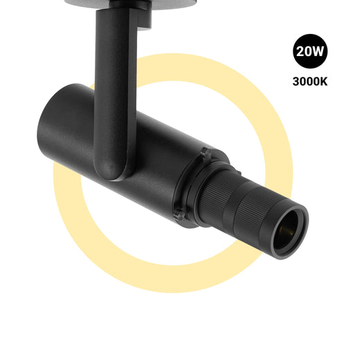 Proiettore da incasso sagomatore - 20W - ZOOM 20°/35°