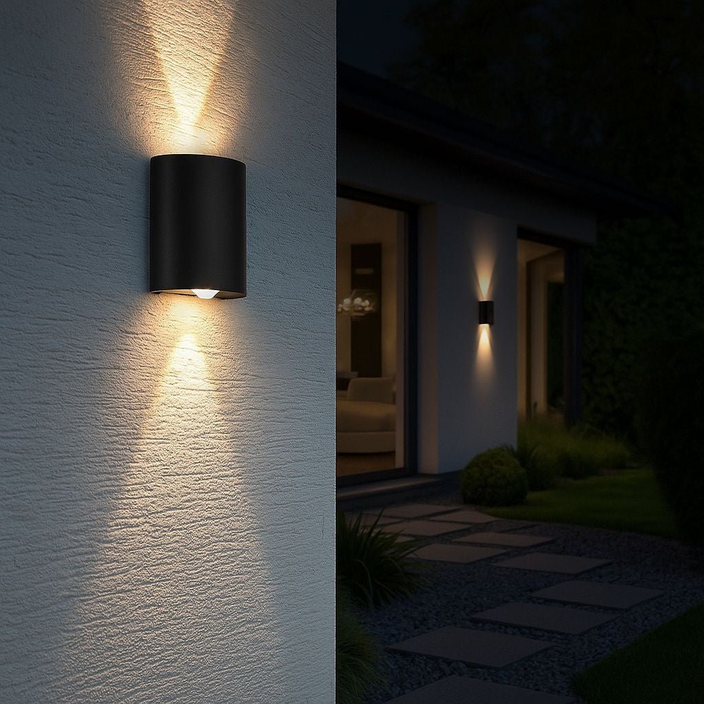Aplique de pared exterior moderno LED bidireccional "Asas" - 6W - IP54 - Barcelona Led-Decoración