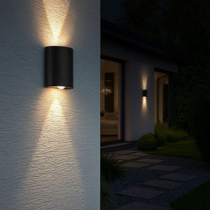 Aplique de pared exterior moderno LED bidireccional "Asas" - 6W - IP54 - Barcelona Led-Decoración