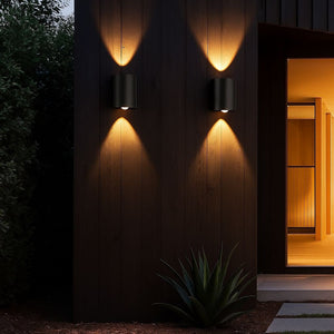 Aplique de pared exterior moderno LED bidireccional "Asas" - 6W - IP54 - Barcelona Led-Decoración