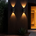 Modern bi-directional LED outdoor wall light