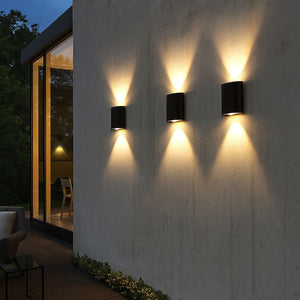 Aplique de pared exterior moderno LED bidireccional "Asas" - 6W - IP54 (4)