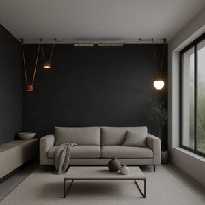 Lámpara lineal 540 para sistema "Axia" - 20W - 48V - Luz cálida - Barcelona Led-Decoración