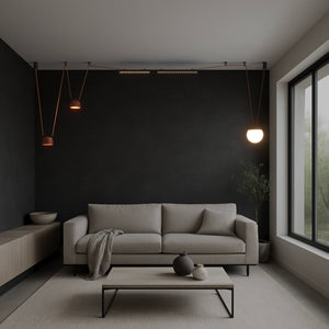 Lámpara lineal 540 para sistema "Axia" - 20W - 48V - Luz cálida (8)