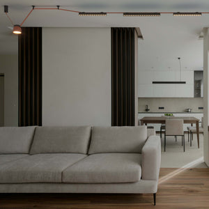 Lámpara lineal 400 para sistema "Axia" - 15W - 48V - Luz cálida (10)