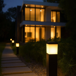 Bolardo para caminos FUMAGALLI "VIRGILIO 500" - CCT - 8,5W - E27 A60 - Barcelona Led-