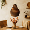 Cardboard pendant light