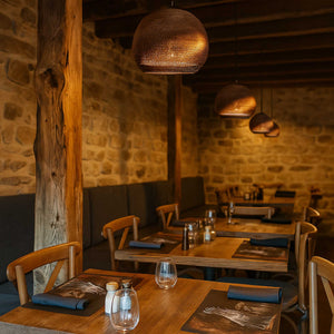 Lámpara colgante de cartón corrugado "ANIDA" - E27 (23)