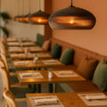 Cardboard pendant light