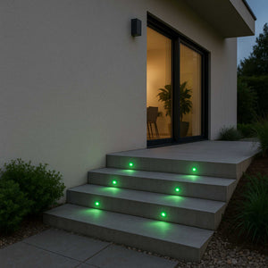 Baliza LED exterior empotrable - RGB - 0,7W - IP67 - Ø60mm (12)