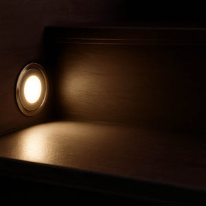 Baliza LED empotrable en suelo 0,5W - 12V DC - IP67 - Ø60mm - Barcelona Led-