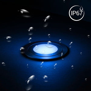 Baliza LED exterior empotrable - RGB - 0,7W - IP67 - Ø60mm (17)