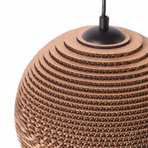 Lámpara colgante de cartón corrugado "ANIDA" - E27 (6)