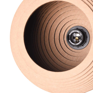 Lámpara colgante de cartón corrugado "ANIDA" - E27 (32)