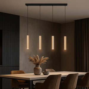 Lámpara colgante minimalista cuádruple "Bila 4" - GU10 - Barcelona Led-Decoración