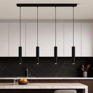Lámpara colgante minimalista cuádruple "Bila 4" - GU10 - Barcelona Led-Decoración