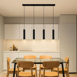 Lámpara colgante minimalista cuádruple "Bila 4" - GU10 - Barcelona Led-Decoración