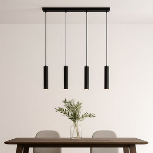 Lámpara colgante minimalista cuádruple "Bila 4" - GU10 (8)