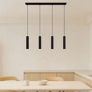 Lámpara colgante minimalista cuádruple "Bila 4" - GU10 - Barcelona Led-Decoración
