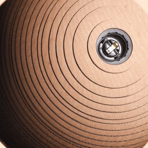 Lámpara colgante de cartón corrugado "ANIDA" - E27 (28)