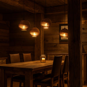 Lámpara colgante de cartón corrugado "ANIDA" - E27 (29)