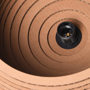 Lámpara colgante de cartón corrugado "DANBORU" - E27 (10)