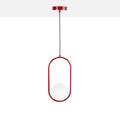 Crystal ball pendant light