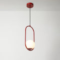 Crystal ball pendant light