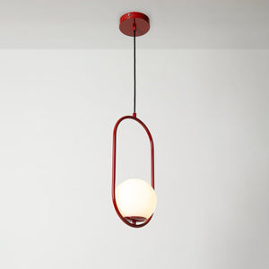 Lámpara colgante bola cristal "JOHN" - E27 - Ø 15cm