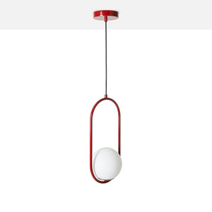 Lámpara colgante bola cristal "JOHN" - E27 - Ø 15cm (4)