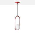 Crystal ball pendant light