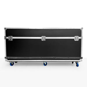 Flight Case para Tótems LCD DLS55 - con Foam, Ruedas y Asas – Transporte Seguro en Ferias y Eventos