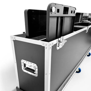 Flight Case para Tótems LCD DLS55 - con Foam, Ruedas y Asas – Transporte Seguro en Ferias y Eventos - Barcelona Led-Accesorios