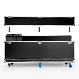 Flight Case para Tótems LCD DLS55 - con Foam, Ruedas y Asas – Transporte Seguro en Ferias y Eventos (14)
