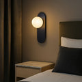 Kristallen bol wandlamp