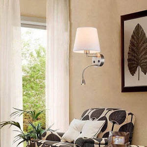 Aplique de pared "PAIR" E27 con foco LED de lectura 3W (11)