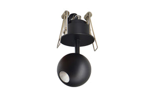 Aplique LED empotrable mini orientable 5W "LUNA" & Aplique LED empotrable mini orientable 5W "LUNA"