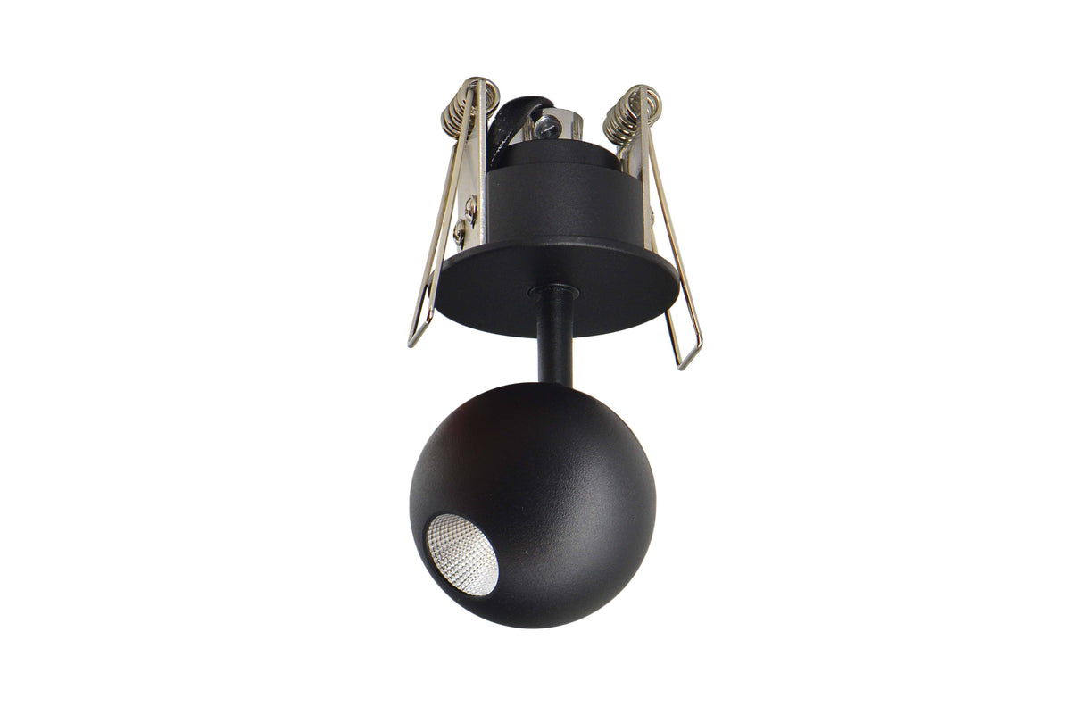 Aplique LED empotrable mini orientable 5W "LUNA" & Aplique LED empotrable mini orientable 5W "LUNA"