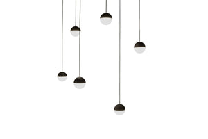 Lámpara colgante LED de diseño "ÓRBITA" - 6 x 9W (54W) (2)