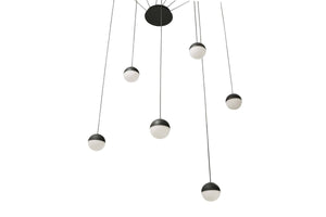 Lámpara colgante LED de diseño "ÓRBITA" - 6 x 9W (54W) - Barcelona Led-Decoración