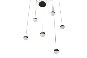 Lámpara colgante LED de diseño "ÓRBITA" - 6 x 9W (54W) (4)