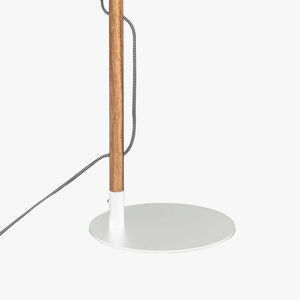 Lámpara de pie madera y aluminio "Natural Wood" - Barcelona Led-Decoración