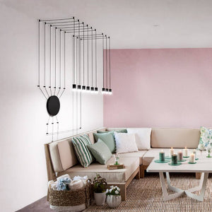 Lámpara colgante de diseño "Nébula" - 9x6W (3)