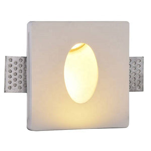 Aplique de pared empotrable de escayola "Olive" - Trimless / integración - Barcelona Led-Decoración