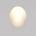 Recessed plaster wall light