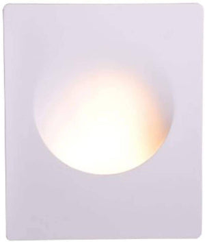 Aplique de pared empotrable circulo de escayola "MUR" - Ø 25cm - GU10 - Trimless/ Integración - Barcelona Led-Decoración