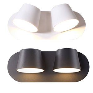 Aplique de pared LED doble "KOP-2" orientable 12W (2)