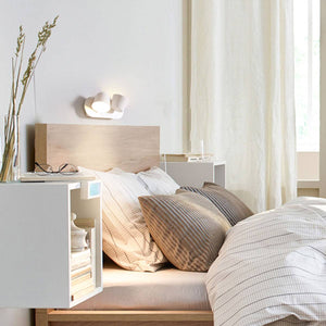 Aplique de pared LED doble "KOP-2" orientable 12W - Barcelona Led-Decoración