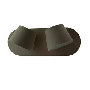 Aplique de pared LED doble "KOP-2" orientable 12W - Barcelona Led-Decoración