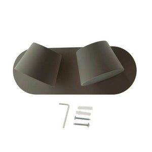 Aplique de pared LED doble "KOP-2" orientable 12W - Barcelona Led-Decoración